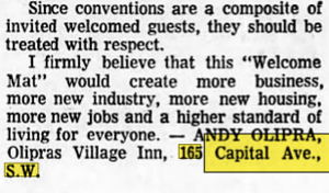 Econo Lodge (Village Inn) - Apr 18 1969 Article